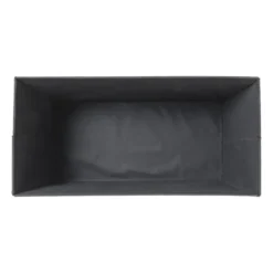 Opbergbox teddy rib rechthoekig - wit - 38x76x38 cm