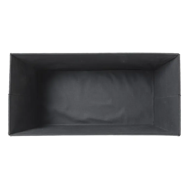 Opbergbox teddy rib rechthoekig - wit - 38x76x38 cm