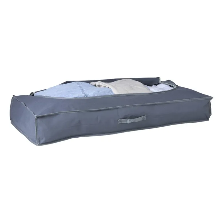 Opberghoes voor dekbed of kussens - grijs - 15x100x45 cm