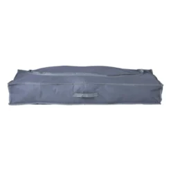 Opberghoes voor dekbed of kussens - grijs - 15x100x45 cm