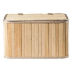 Opbergmand met deksel Oscar - 20x23x33 cm - naturel