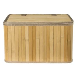 Opbergmand Oscar met deksel - set van 3