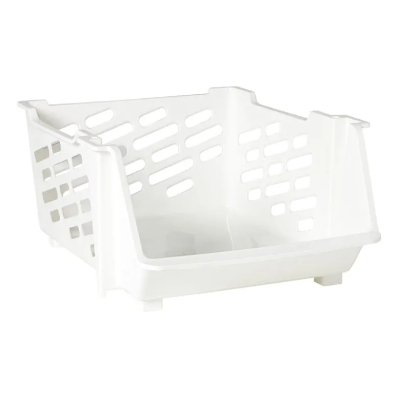 Opbergmand - wit - 22x44x33.5 cm