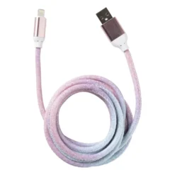 Oplaadkabel USB naar lightning - 2 meter - regenboog
