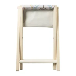 Opvouwbaar strandkrukje palm - multikleur - 37x32x35 cm