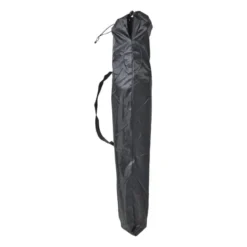 Opvouwbare campingstoel - zwart - 80x75x50 cm