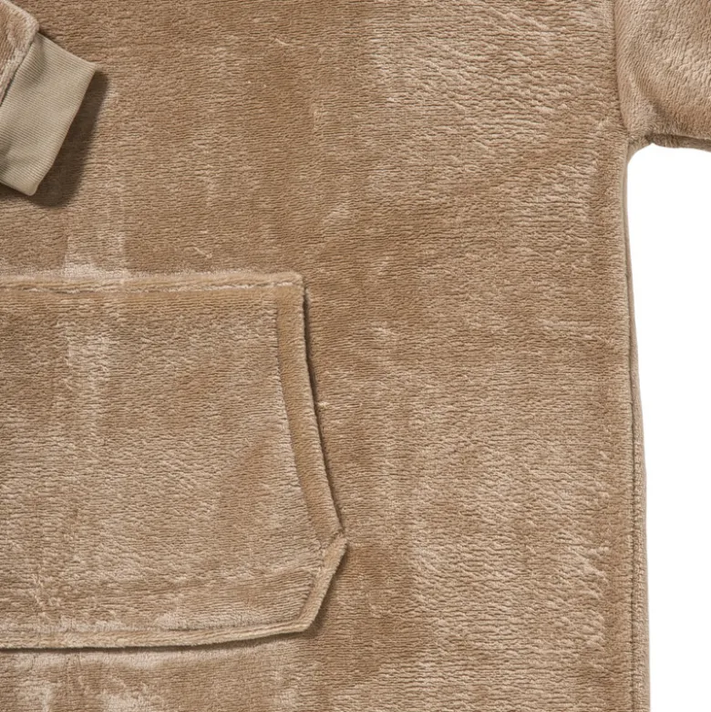Oversized hoodie - beige - one size