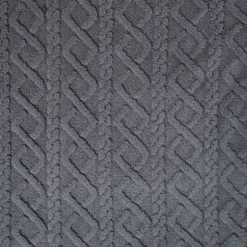 Oversized hoodie jacquard - grijs - one size