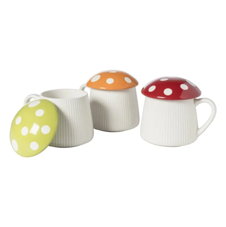 Paddenstoel mok - oranje - 350 ml