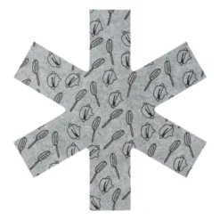 Pannenbeschermer - grijs - set van 3