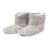 Pantoffels gemeleerd - lichtgrijs - maat 37-38