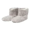 Pantoffels gemeleerd - lichtgrijs - maat 41-42