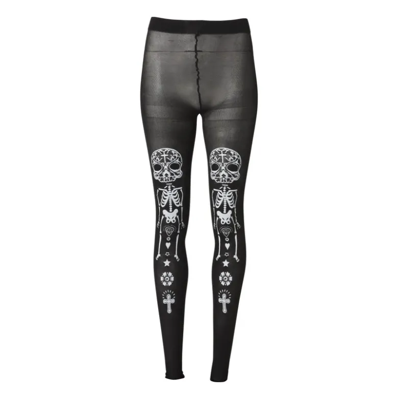 Panty halloween skelet - one size