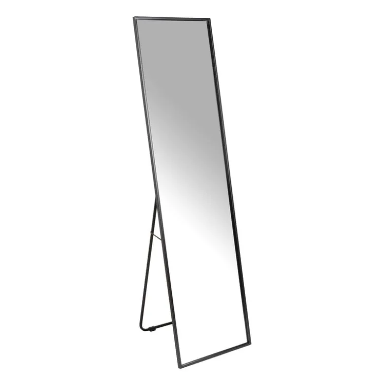 Passpiegel basix - zwart - 40x150 cm