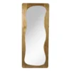 Passpiegel wave acaciahout - bruin - 168x70 cm