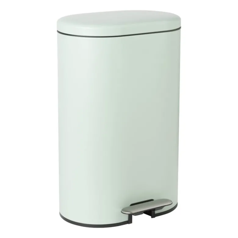 Pedaalemmer ovaal - groen - 30 liter