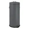 Pedaalemmer retro look - grijs - 30 liter