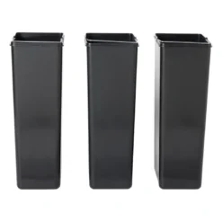 Pedaalemmer triple bin - 3x20 liter