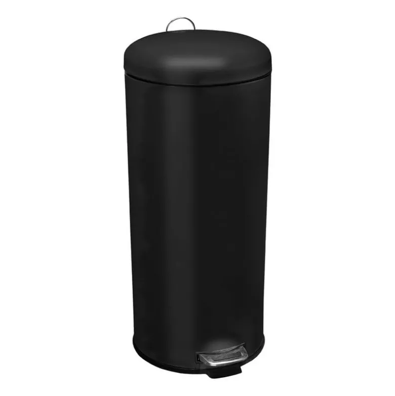 Pedaalemmer XL - 30 liter - zwart
