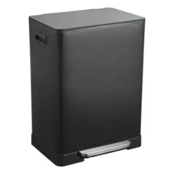 Pedaalemmer - zwart - 2x30 l