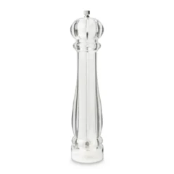 Peper en zoutmolen - transparant - 31 cm