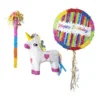 Piñata happy birthday - multikleur - ø44x9 cm