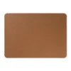 Placemat PU leer - bruin - 33x46 cm