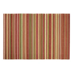 Placemat streepjes - multikleur - 30x45 cm