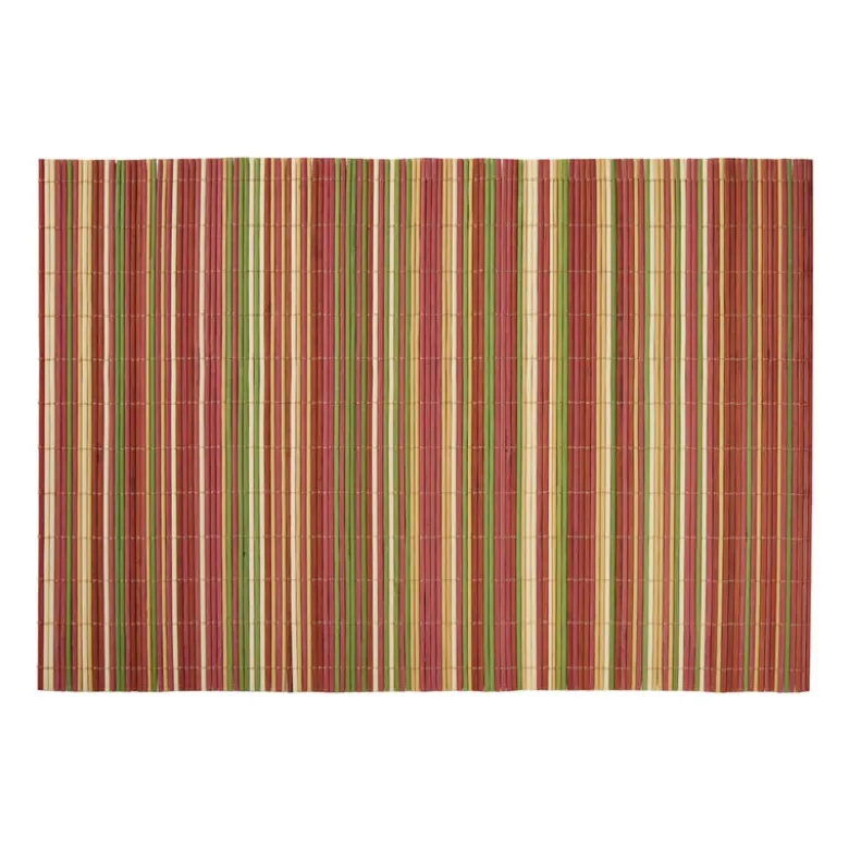 Placemat streepjes - multikleur - 30x45 cm