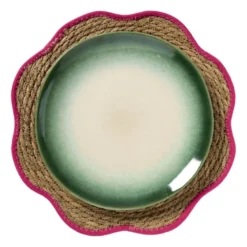 Placemat zeegras bloem - roze