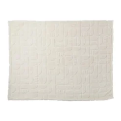 Plaid japandi - beige - 130x160 cm