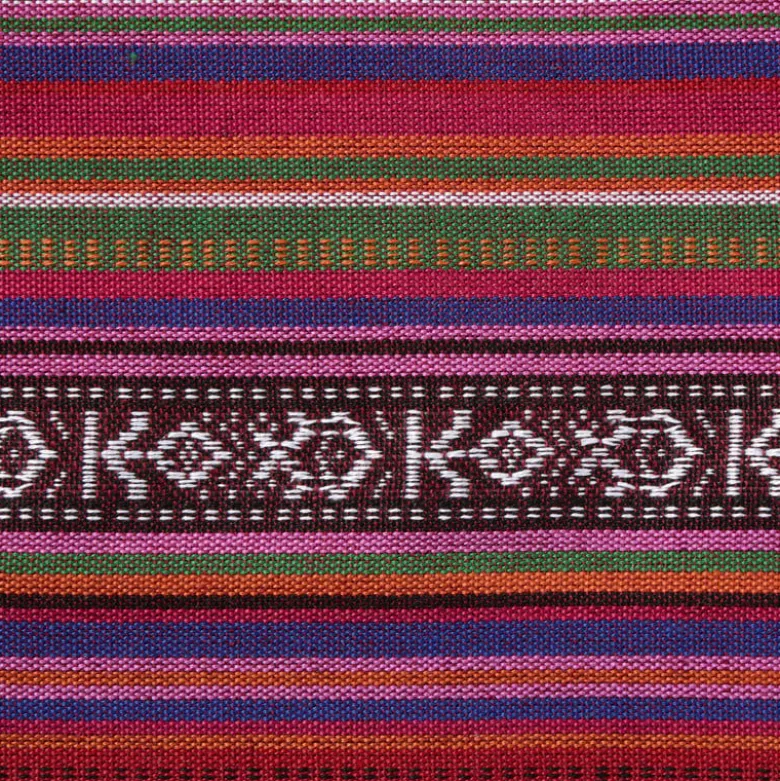 Plaid mexican - rood - 130x160 cm