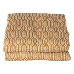 Plaid quilted wave - bruin - 130x170 cm