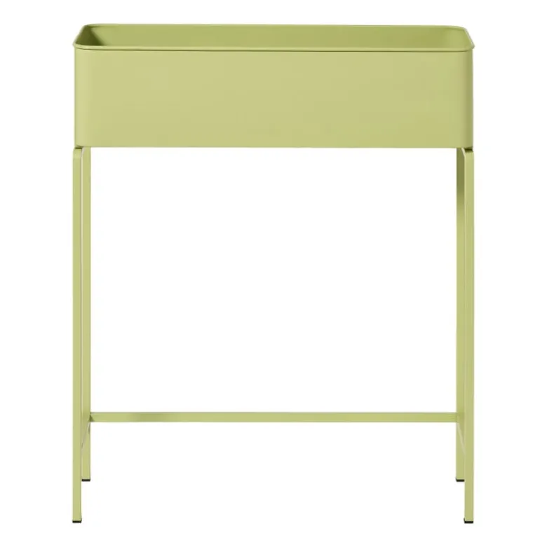 Plantenbak voor balkon breed - groen - 60x71x20 cm