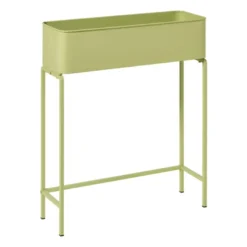 Plantenbak voor balkon breed - groen - 60x71x20 cm