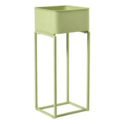 Plantenbak voor balkon smal - groen - 60x24x24 cm