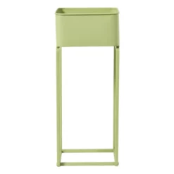 Plantenbak voor balkon smal - groen - 60x24x24 cm
