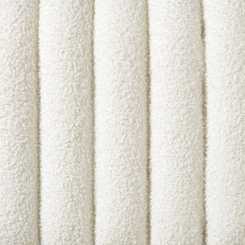Poef Naomi - wit - 41x42x30 cm