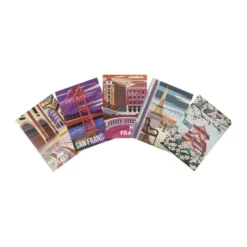 Poster Milaan - multikleur - 13x18 cm