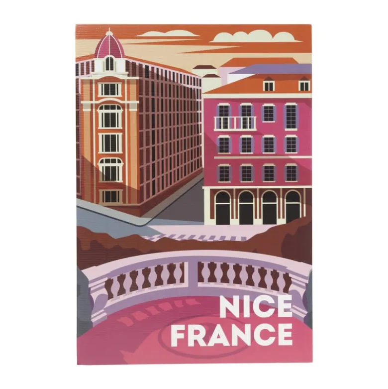 Poster Nice - multikleur - 21x30 cm