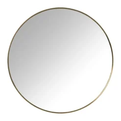 Ronde spiegel - ø70 cm - goudkleurig