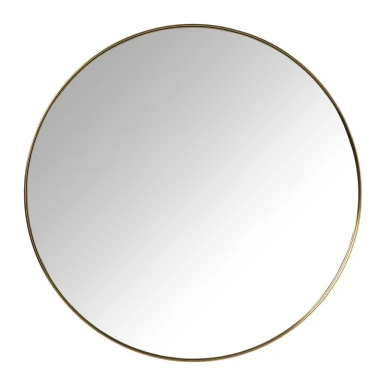 Ronde spiegel - ø70 cm - goudkleurig