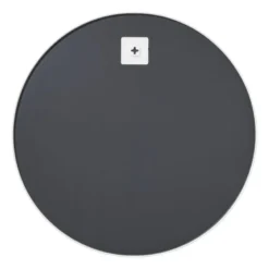 Ronde spiegel met witte lijst - ø70 cm