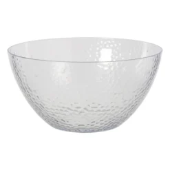 Saladeschaal dots - transparant - ø25.5x13 cm