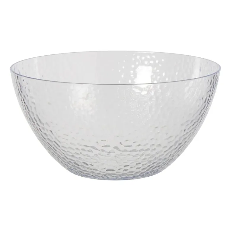 Saladeschaal dots - transparant - ø25.5x13 cm