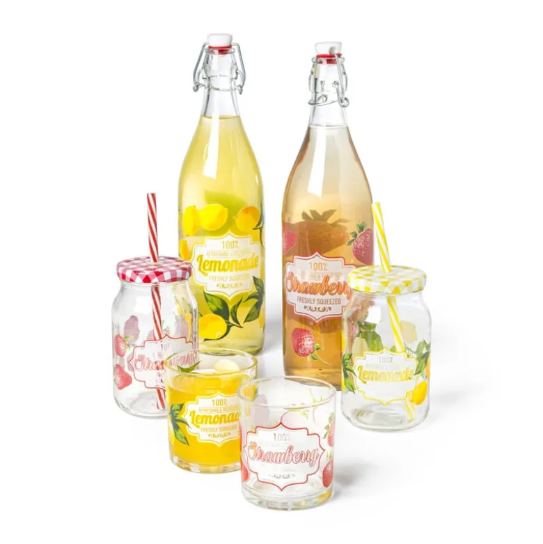 Sapglas aardbei - 220 ml