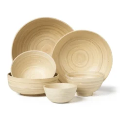 Schaal bamboe - ⌀20 cm