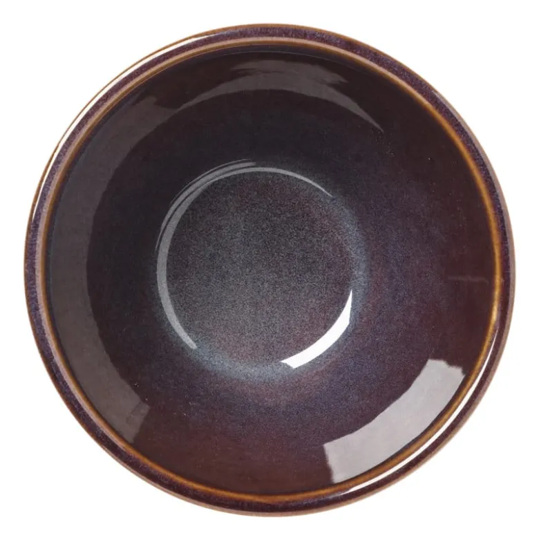 Schaal facet - bruin - ⌀9x5.7 cm