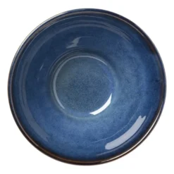 Schaal facet - donkerblauw - ⌀13x7.5 cm