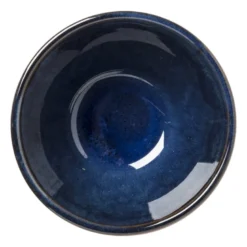 Schaal facet - donkerblauw - ⌀9x5.7 cm